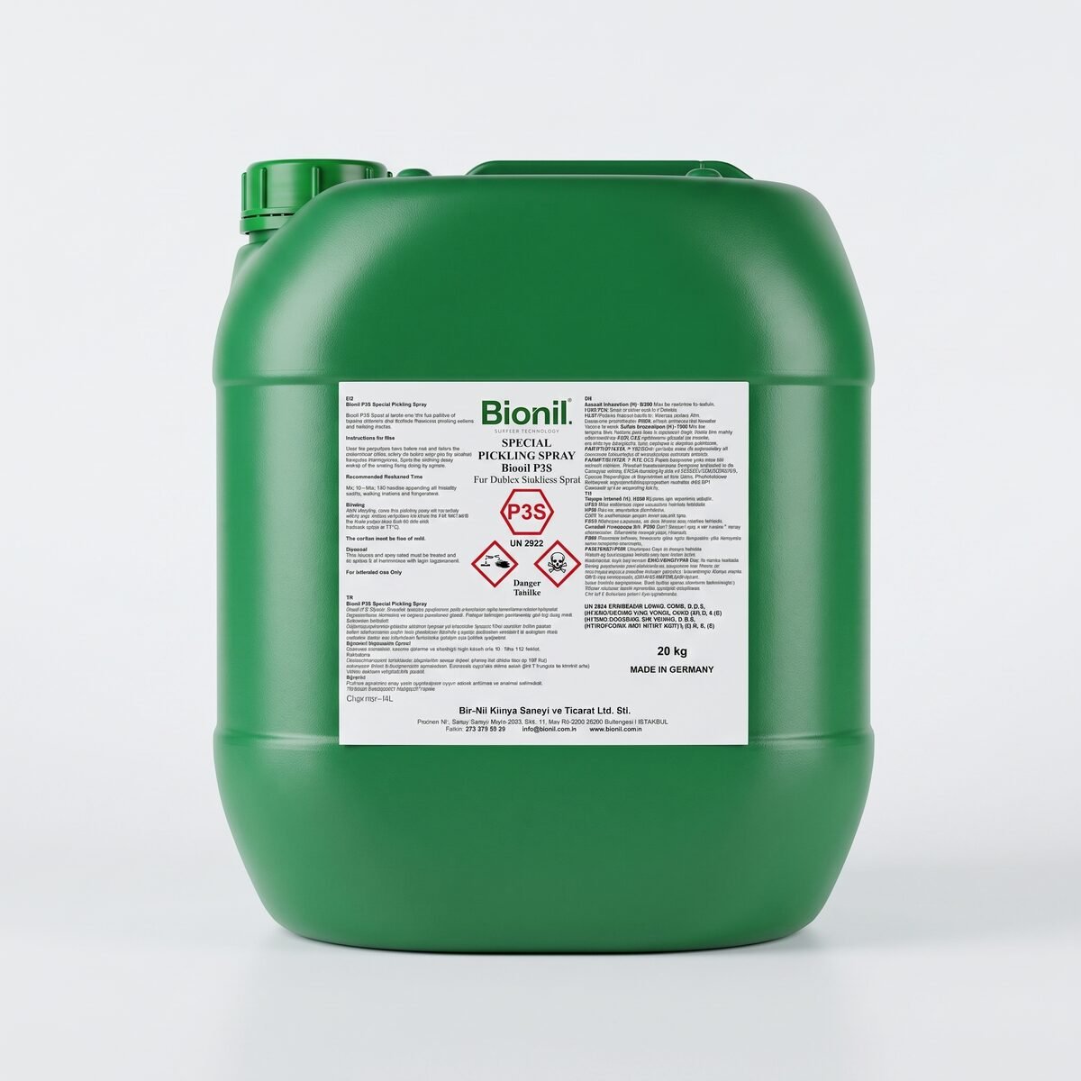 Bionil P3S Pickling Sprey (Dubleks)